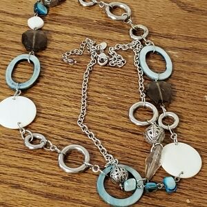 Lia Sophia Long Strand Statement Necklace